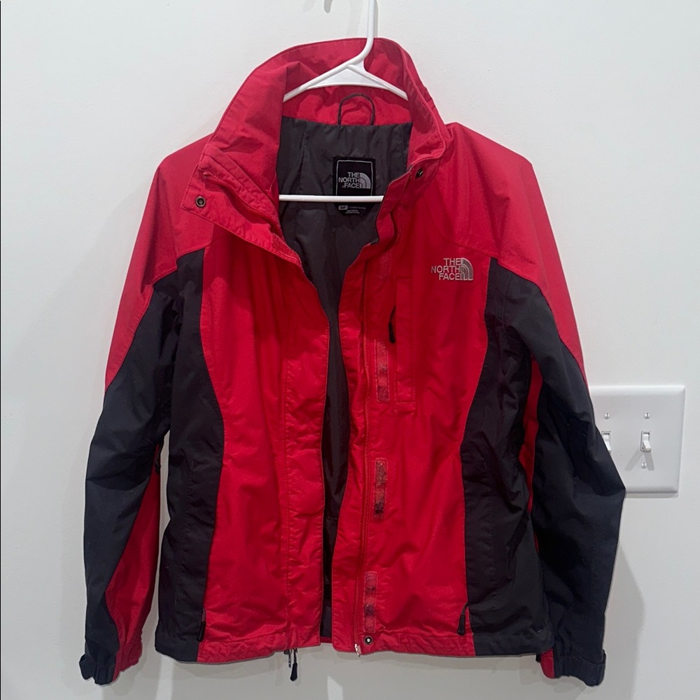 The North Face Red and Black Outdoor Jacket